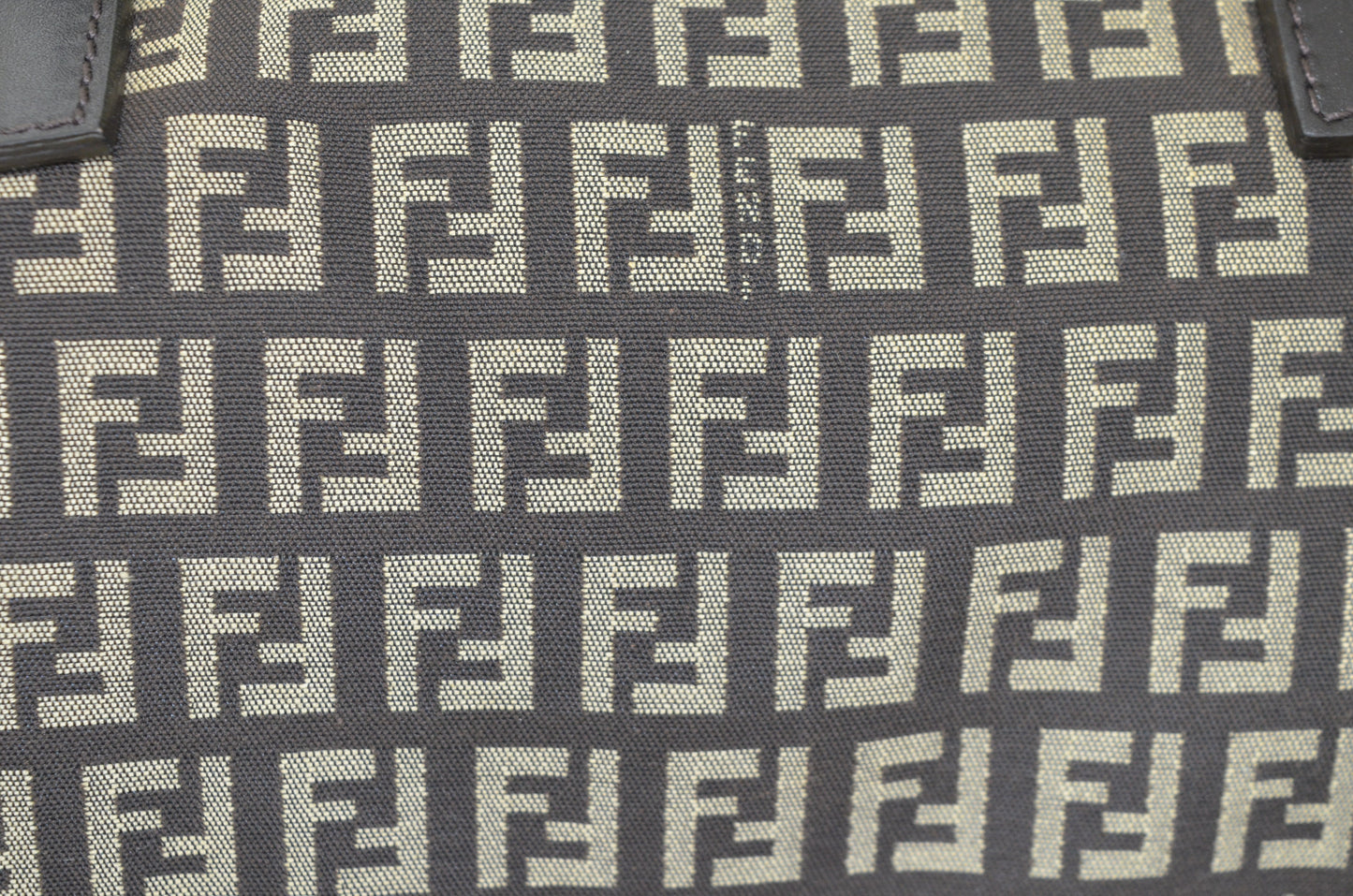 Fendi Zucca Canvas Handbag