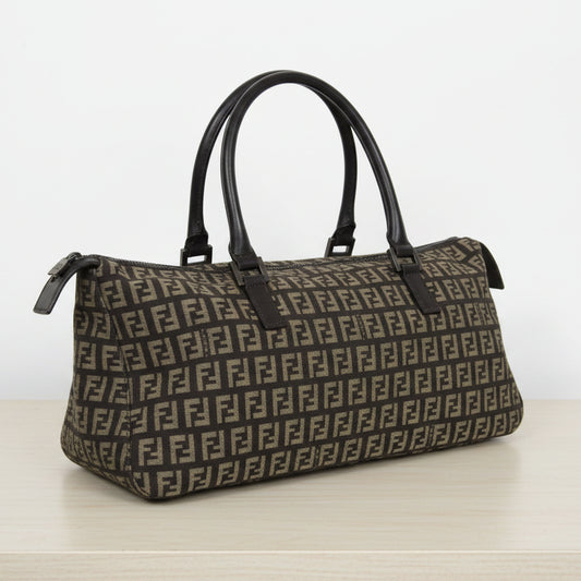 Fendi Zucca Canvas Handbag
