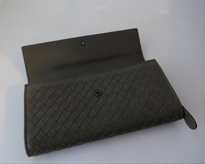 Bottega Veneta Intrecciato Vertical Long Wallet