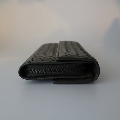 Bottega Veneta Intrecciato Vertical Long Wallet