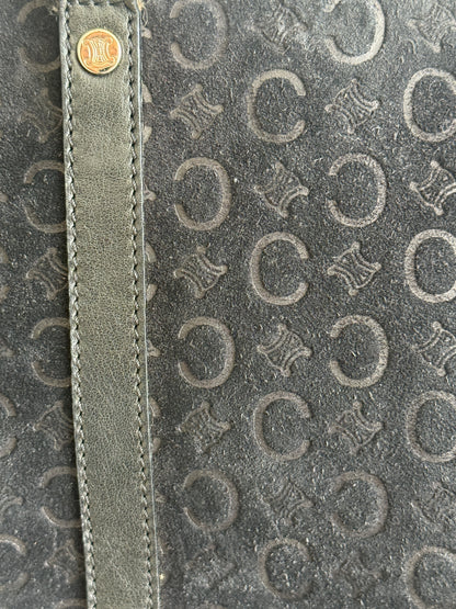 Celine Black Suede Mini Tote