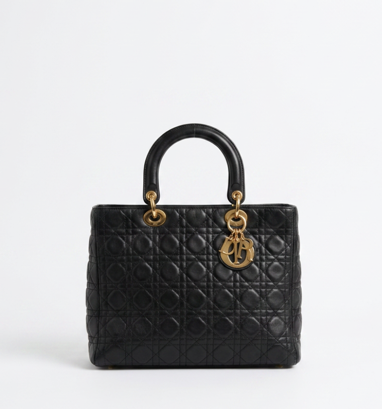 Dior Lady Cannage Black