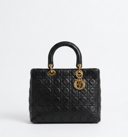 Dior Lady Cannage Black