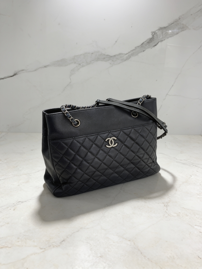 Chanel Silver Chain Tote